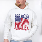 God Bless America US Flag - 4th Of July Unisex Crewneck T-Shirt Sweatshirt Hoodie