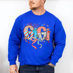 Gigi Ribbons, Stars And Fireworks - 4th Of July Unisex Crewneck T-Shirt Sweatshirt Hoodie