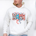 Mama Ribbons, Stars And Fireworks - 4th Of July Unisex Crewneck T-Shirt Sweatshirt Hoodie