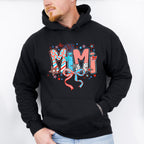 Mimi Ribbons, Stars And Fireworks - 4th Of July Unisex Crewneck T-Shirt Sweatshirt Hoodie