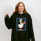 Boy Goose Hot Dog Blue Design - 4th Of July Unisex Crewneck T-Shirt Sweatshirt Hoodie