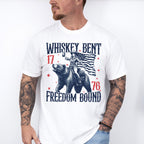 Whiskey Bent Freedom Bound - 4th Of July Unisex Crewneck T-Shirt Sweatshirt Hoodie