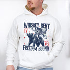 Whiskey Bent Freedom Bound - 4th Of July Unisex Crewneck T-Shirt Sweatshirt Hoodie