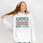 America EST. 1776 Founders - 4th Of July Unisex Crewneck T-Shirt Sweatshirt Hoodie