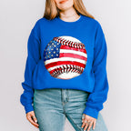 US Baseball - 4th Of July Unisex Crewneck T-Shirt Sweatshirt Hoodie