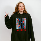 America Cherry Ribbons - 4th Of July Unisex Crewneck T-Shirt Sweatshirt Hoodie