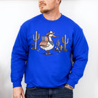 Duck Carrying US Flag - 4th Of July Unisex Crewneck T-Shirt Sweatshirt Hoodie
