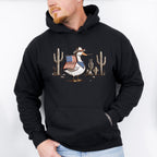 Duck Carrying US Flag - 4th Of July Unisex Crewneck T-Shirt Sweatshirt Hoodie