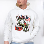 Frog Ice Cold Beer - 4th Of July Unisex Crewneck T-Shirt Sweatshirt Hoodie