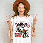 Frog Ice Cold Beer - 4th Of July Unisex Crewneck T-Shirt Sweatshirt Hoodie