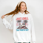 Just Chill The Fourth Out Raccoon Design - 4th Of July Unisex Crewneck T-Shirt Sweatshirt Hoodie