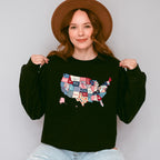 US Map Bible Quotes - 4th Of July Unisex Crewneck T-Shirt Sweatshirt Hoodie