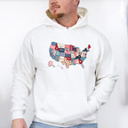 US Map Bible Quotes - 4th Of July Unisex Crewneck T-Shirt Sweatshirt Hoodie