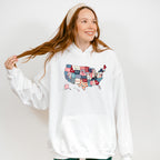US Map Bible Quotes - 4th Of July Unisex Crewneck T-Shirt Sweatshirt Hoodie