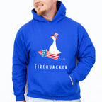 Firequacker Duck Design - 4th Of July Unisex Crewneck T-Shirt Sweatshirt Hoodie