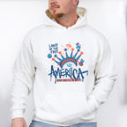 Land Of The Free America Red White & Blue - 4th Of July Unisex Crewneck T-Shirt Sweatshirt Hoodie