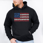 US Flag Daisies - 4th Of July Unisex Crewneck T-Shirt Sweatshirt Hoodie