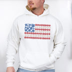 US Flag Daisies - 4th Of July Unisex Crewneck T-Shirt Sweatshirt Hoodie
