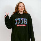 1776 Land Of The Free Camo - 4th Of July Unisex Crewneck T-Shirt Sweatshirt Hoodie