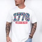 1776 Land Of The Free Camo - 4th Of July Unisex Crewneck T-Shirt Sweatshirt Hoodie