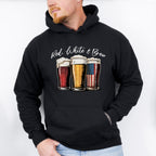 Red White & Brew - 4th Of July Unisex Crewneck T-Shirt Sweatshirt Hoodie