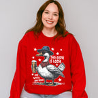 This Goose Is Loose Beer Design - 4th Of July Unisex Crewneck T-Shirt Sweatshirt Hoodie