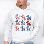 Dog Balloons - 4th Of July Unisex Crewneck T-Shirt Sweatshirt Hoodie