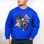 US Flag Military Ribbon - 4th Of July Unisex Crewneck T-Shirt Sweatshirt Hoodie