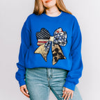 US Flag Military Ribbon - 4th Of July Unisex Crewneck T-Shirt Sweatshirt Hoodie