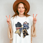 US Flag Military Ribbon - 4th Of July Unisex Crewneck T-Shirt Sweatshirt Hoodie