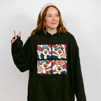 Happy Goose US Flag - 4th Of July Unisex Crewneck T-Shirt Sweatshirt Hoodie