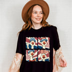 Happy Goose US Flag - 4th Of July Unisex Crewneck T-Shirt Sweatshirt Hoodie