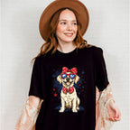 Dog And Fireworks - 4th Of July Unisex Crewneck T-Shirt Sweatshirt Hoodie