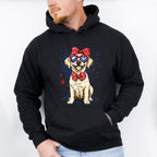 Dog And Fireworks - 4th Of July Unisex Crewneck T-Shirt Sweatshirt Hoodie