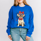Dog And Fireworks - 4th Of July Unisex Crewneck T-Shirt Sweatshirt Hoodie