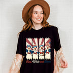 Red White And Goose US Flag - 4th Of July Unisex Crewneck T-Shirt Sweatshirt Hoodie