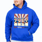 Red White And Goose US Flag - 4th Of July Unisex Crewneck T-Shirt Sweatshirt Hoodie