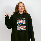 Red White And Goose Collage - 4th Of July Unisex Crewneck T-Shirt Sweatshirt Hoodie