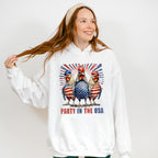 Party In The USA Roosters - 4th Of July Unisex Crewneck T-Shirt Sweatshirt Hoodie