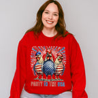 Party In The USA Roosters - 4th Of July Unisex Crewneck T-Shirt Sweatshirt Hoodie
