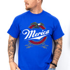 Merica Since 1776 Eagle Design - 4th Of July Unisex Crewneck T-Shirt Sweatshirt Hoodie