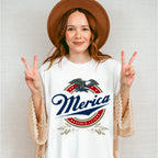 Merica Since 1776 Eagle Design - 4th Of July Unisex Crewneck T-Shirt Sweatshirt Hoodie