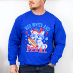 Red White And Feral Baby Raccoon - 4th Of July Unisex Crewneck T-Shirt Sweatshirt Hoodie