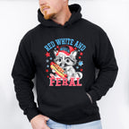 Red White And Feral Baby Raccoon - 4th Of July Unisex Crewneck T-Shirt Sweatshirt Hoodie