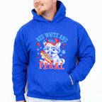 Red White And Feral Baby Raccoon - 4th Of July Unisex Crewneck T-Shirt Sweatshirt Hoodie