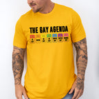 The Gay Agenda, Days Of The Week - Gay Unisex Crewneck T-Shirt Sweatshirt Hoodie