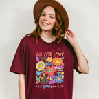 All For Love And Love For All - Gay Unisex Crewneck T-Shirt Sweatshirt Hoodie