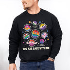 You Are Safe With Me - Gay Unisex Crewneck T-Shirt Sweatshirt Hoodie