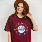 Safe Space Planets - Gay Unisex Crewneck T-Shirt Sweatshirt Hoodie