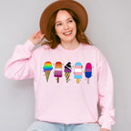 LGBT Ice Creams - Gay Unisex Crewneck T-Shirt Sweatshirt Hoodie